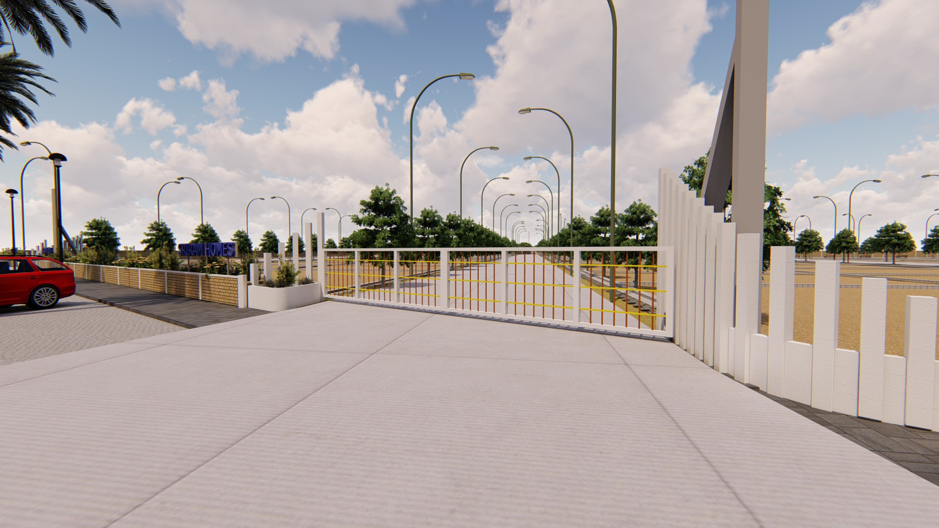 Second Grand Entrance at Sri Ram Homes
